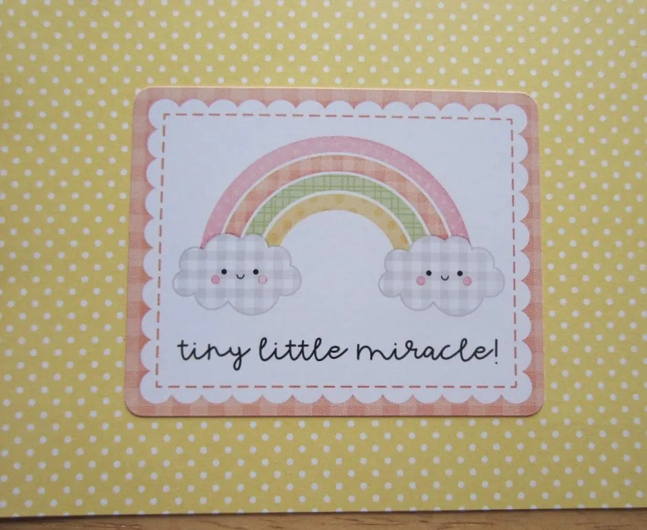 Baby Girl Scrapbook Page
