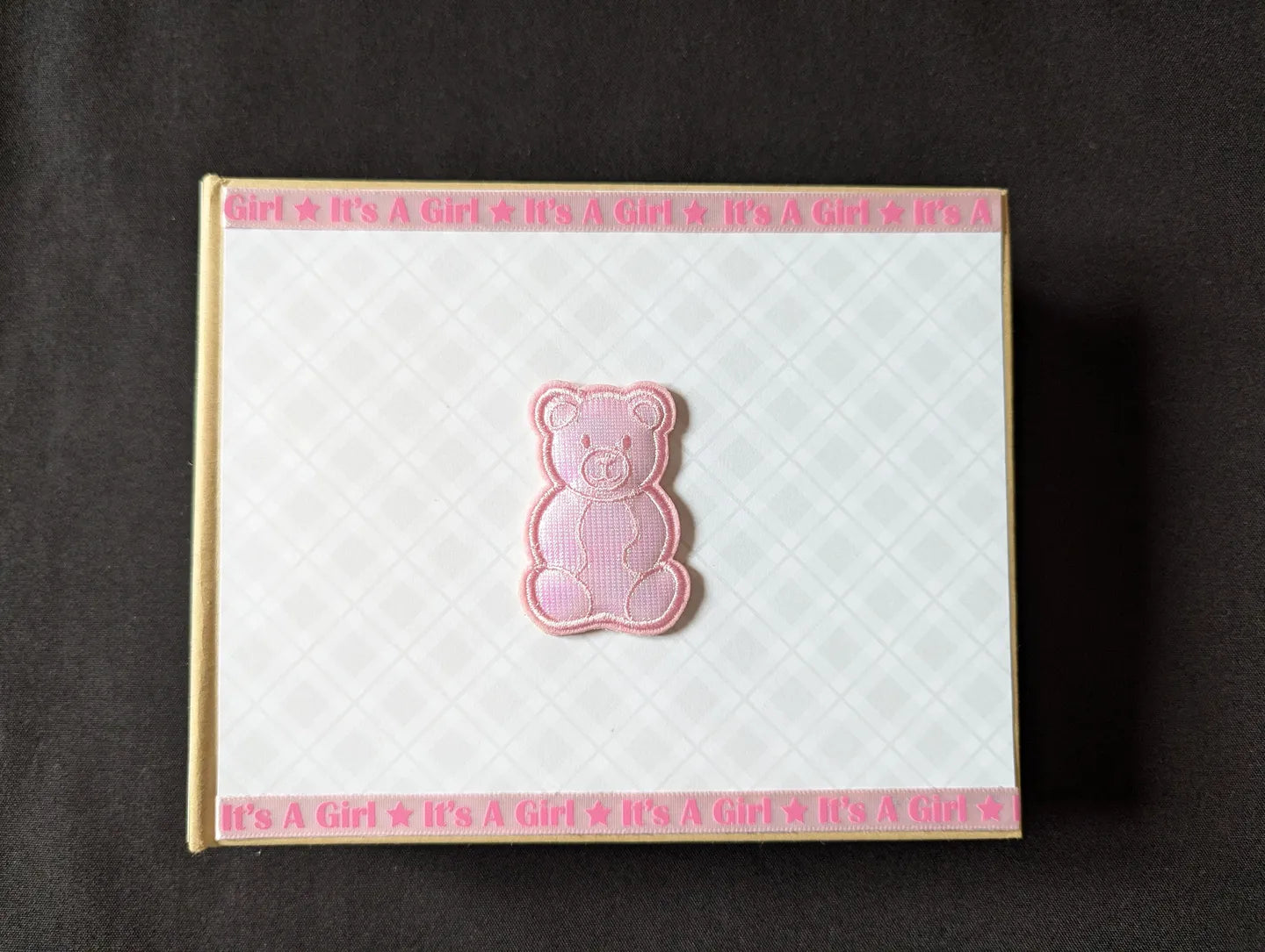 Premade Baby Girl Mini Album / Baby Girl Chipboard Album