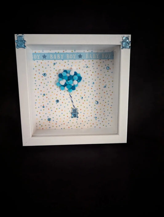 Baby Boy Shadow Box / Shelf Sitter