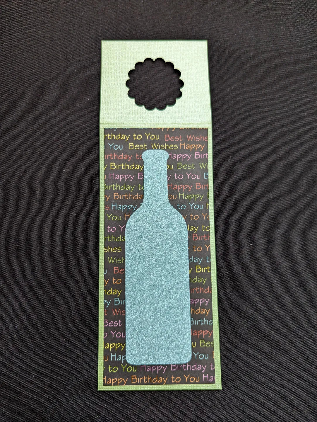 Birthday Bottle Gift Tag