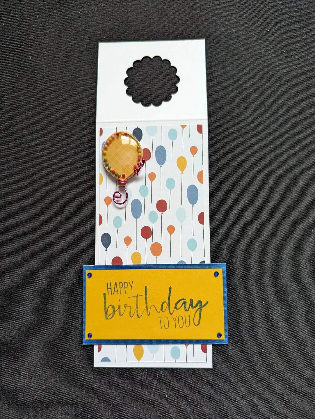 Birthday Bottle Gift Tag