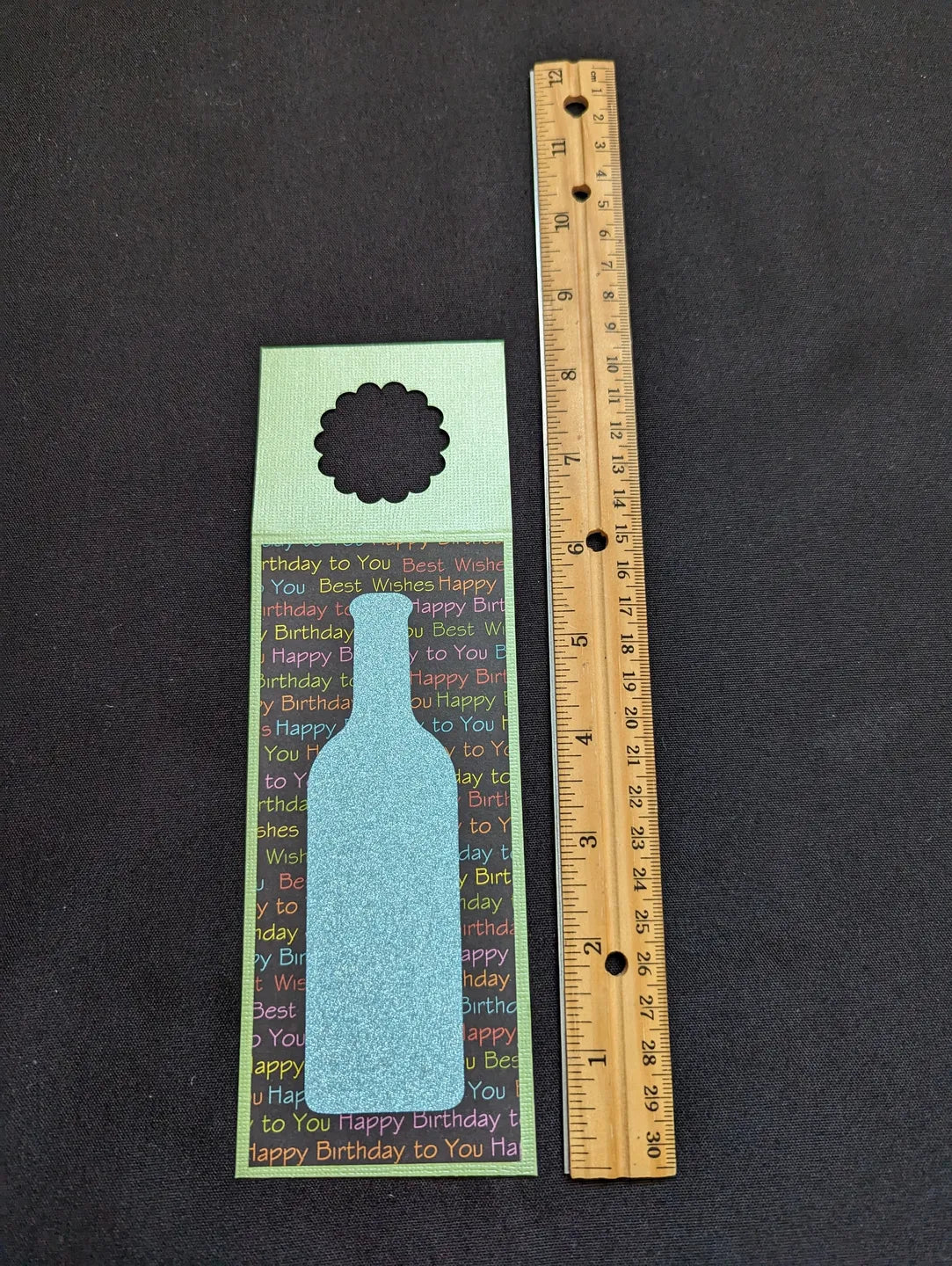 Birthday Bottle Gift Tag