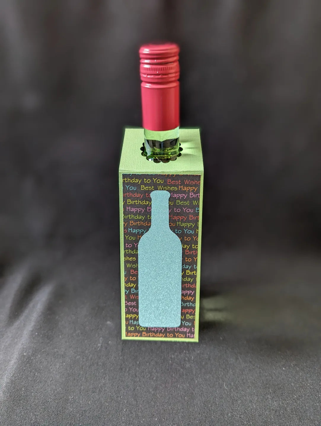 Birthday Bottle Gift Tag