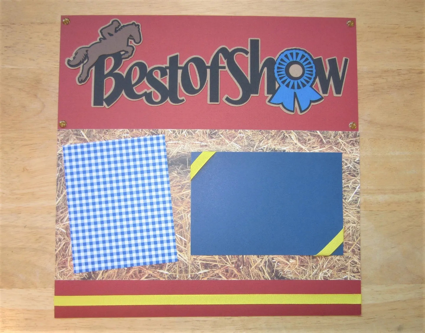 Best of Show Scrapbook Page