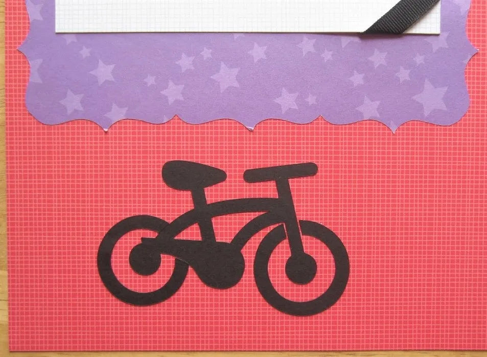 Bike Scrapbook Page