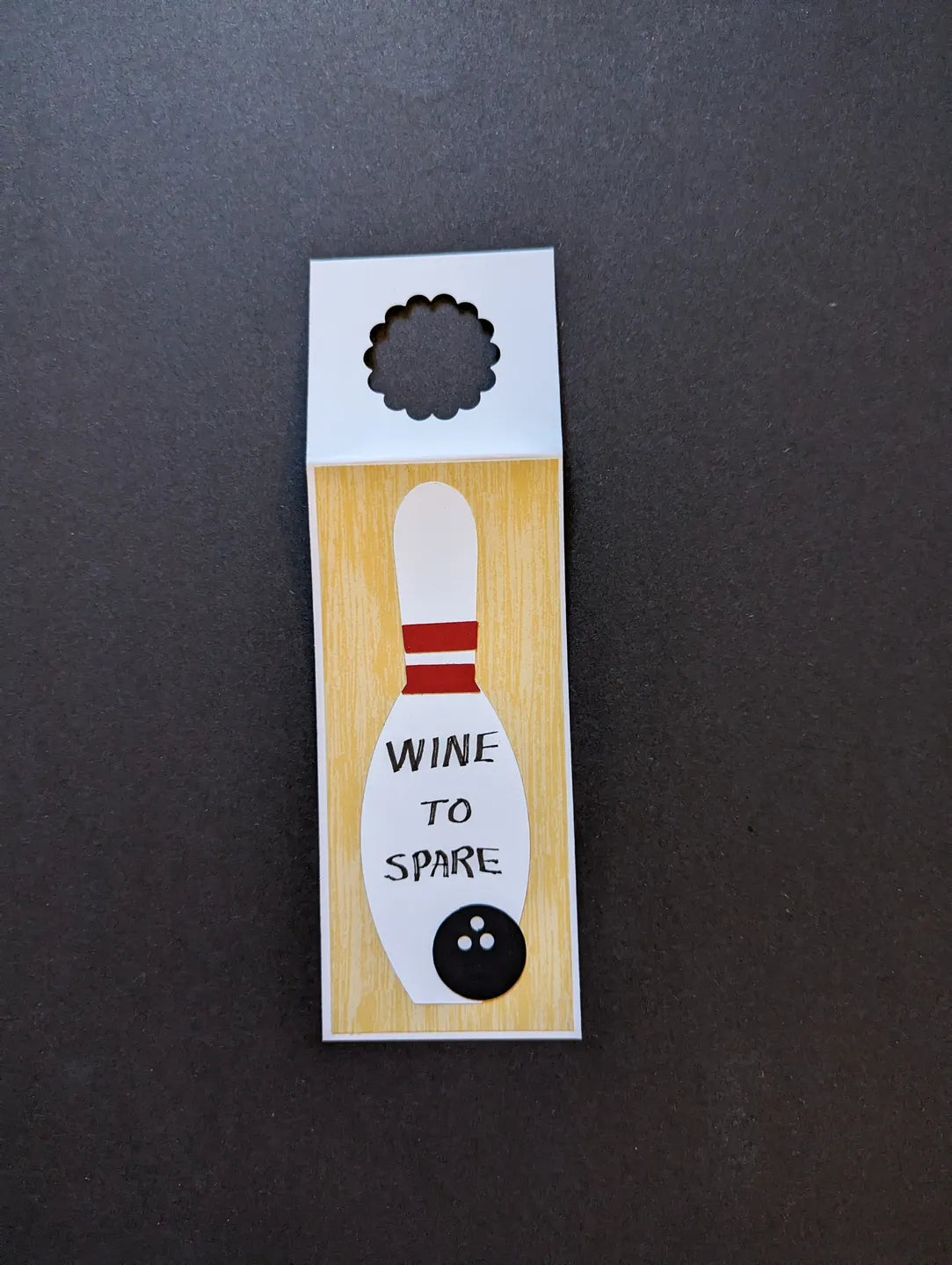 Bowling Bottle Gift Tag