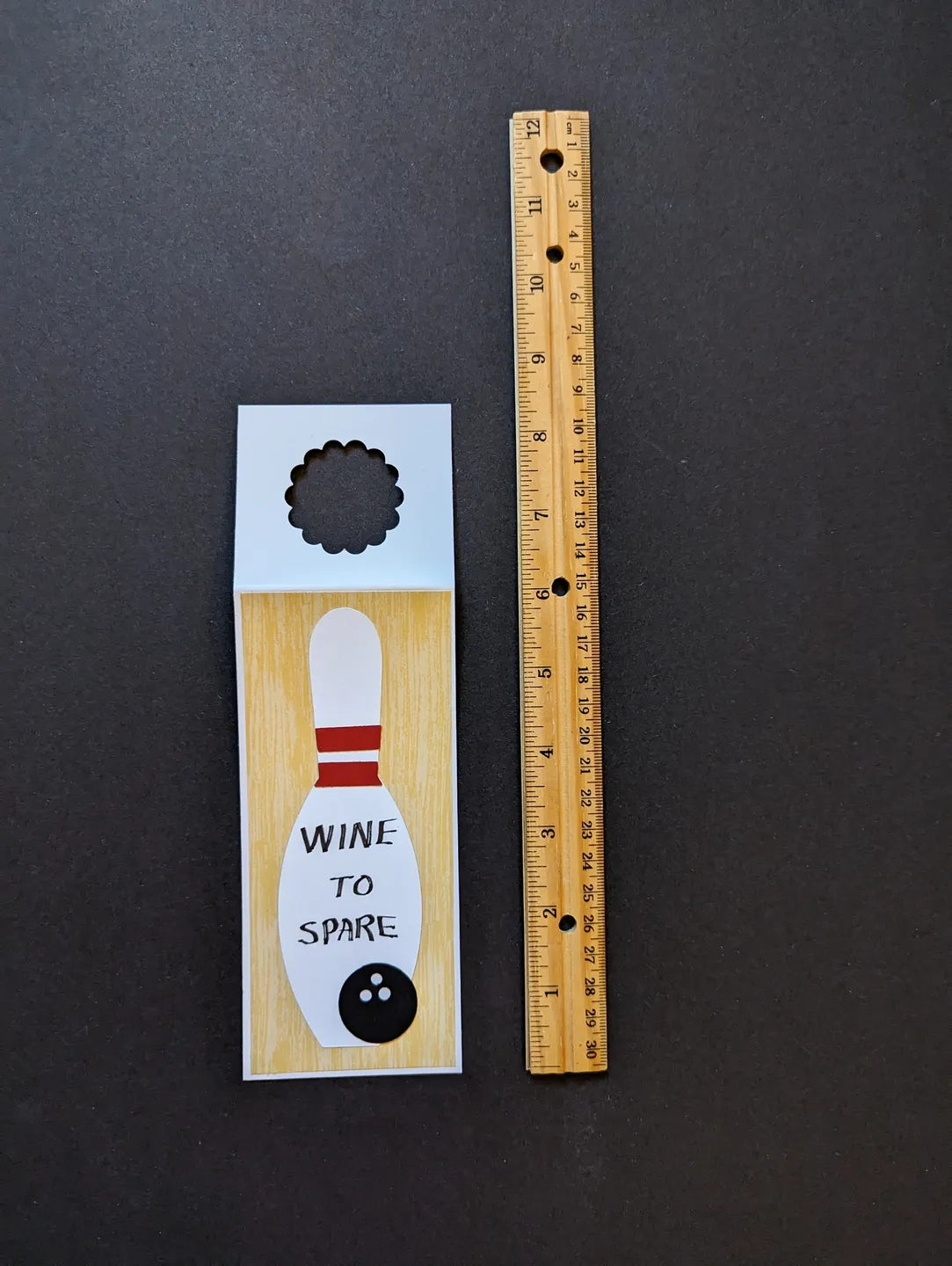 Bowling Bottle Gift Tag