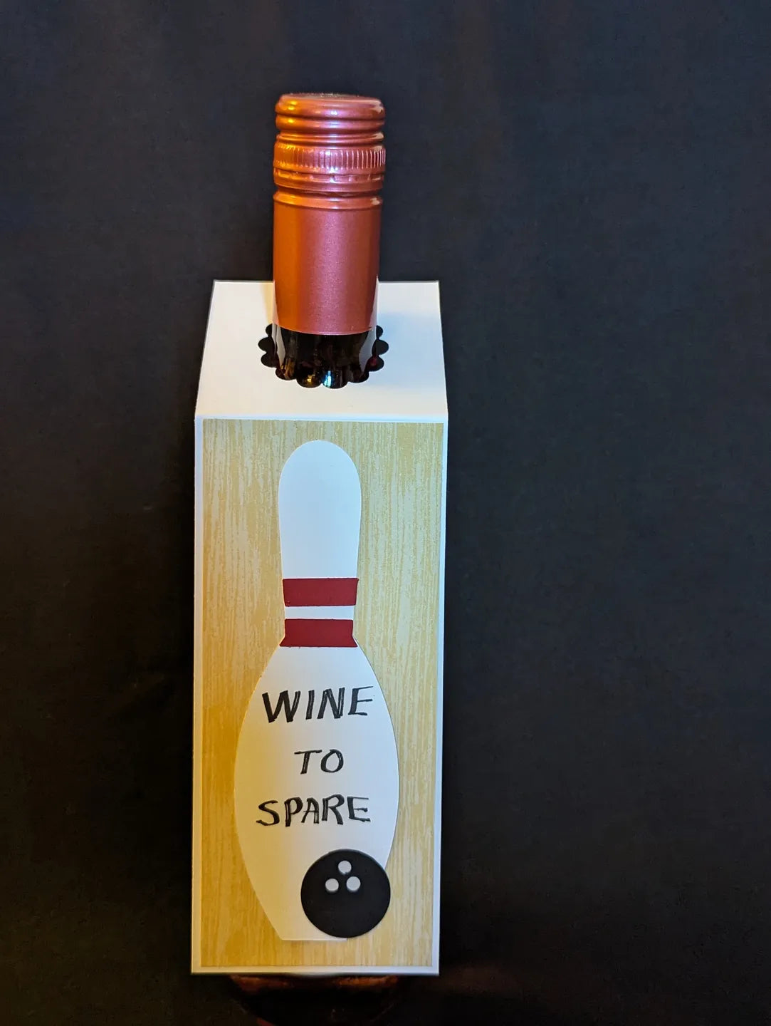 Bowling Bottle Gift Tag