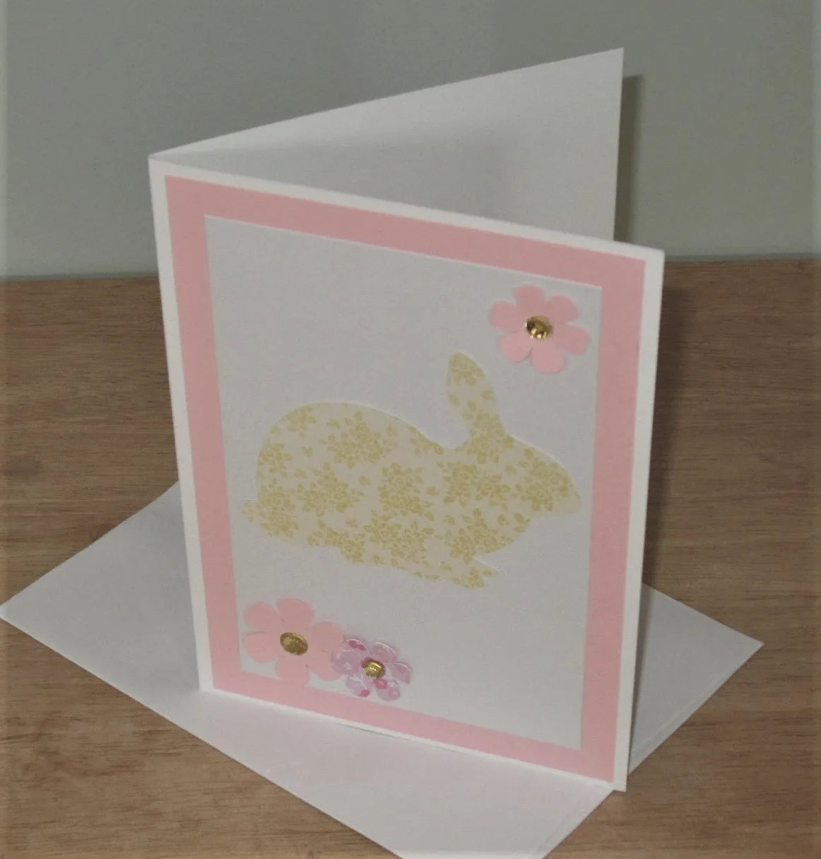 Yellow Easter Bunny Card