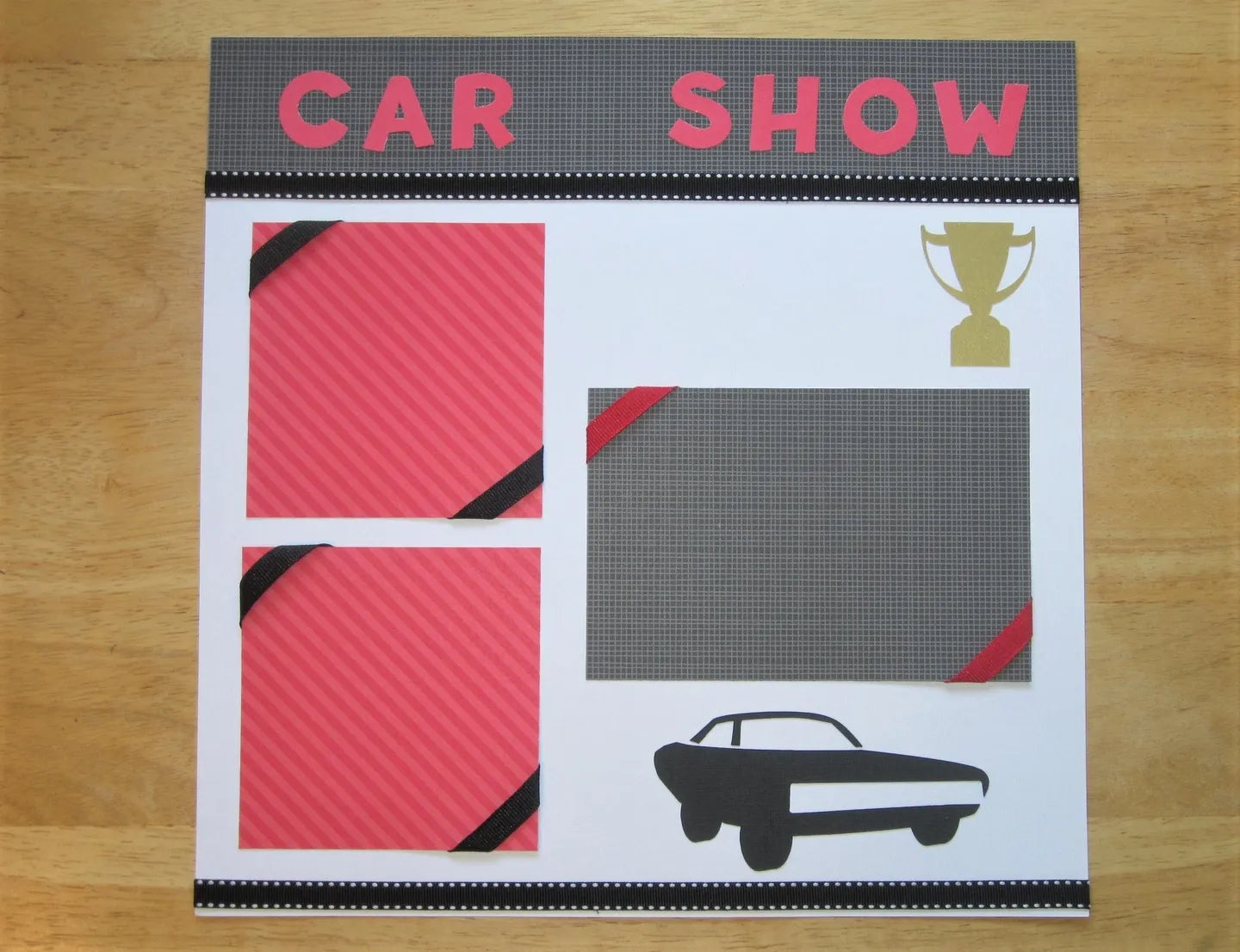 Car Show Scrapbook Page
