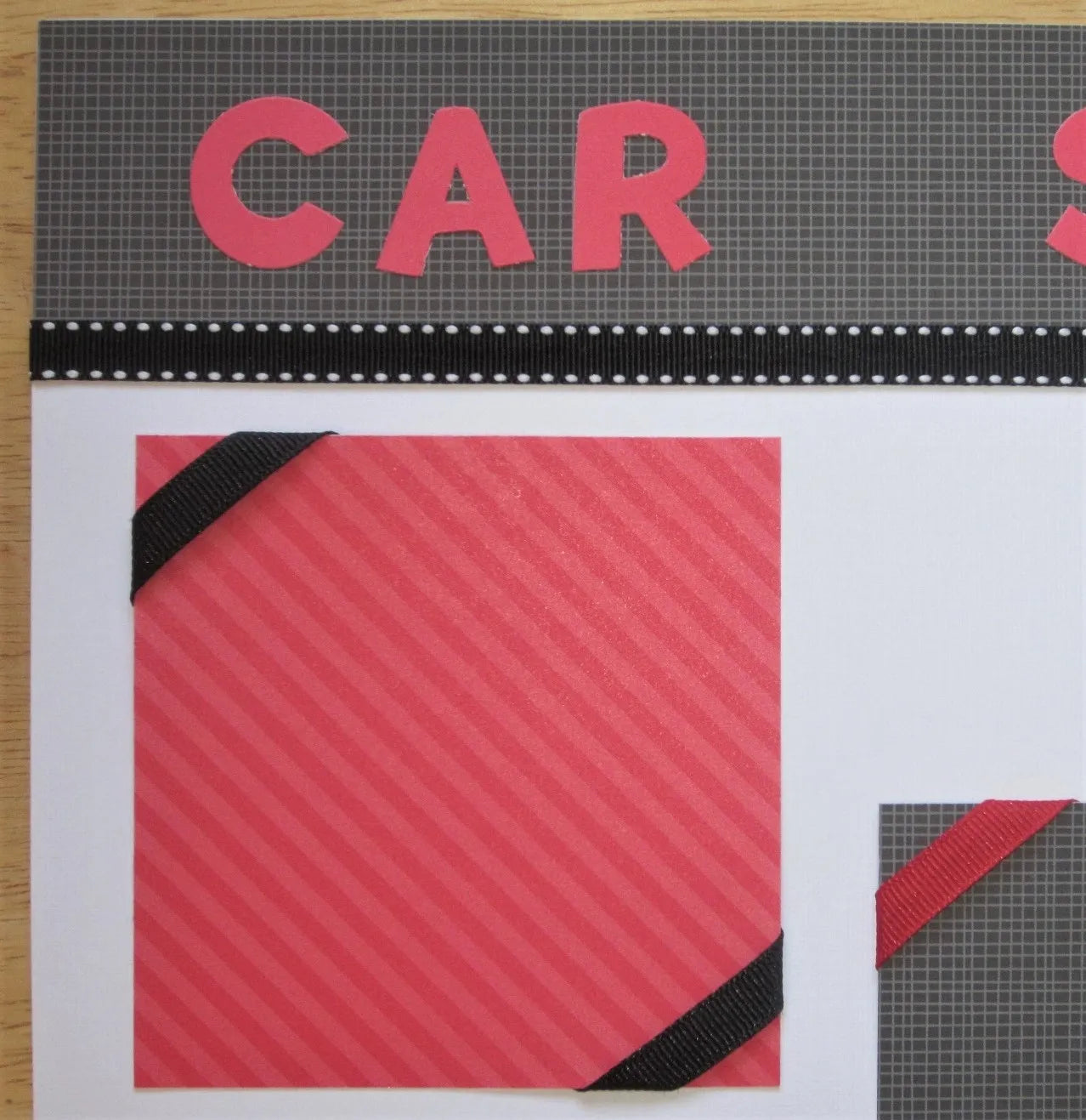 Car Show Scrapbook Page