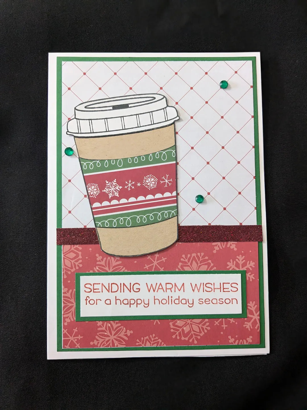 Christmas Coffee Cup Card