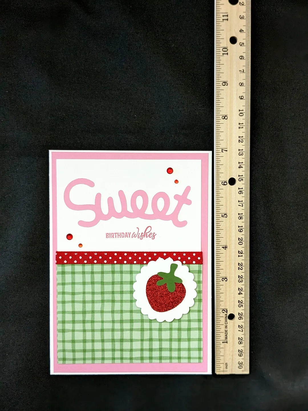 Sweet Strawberry Birthday Card