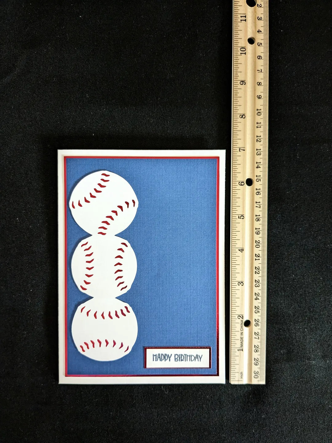 Baseball Birthday Card