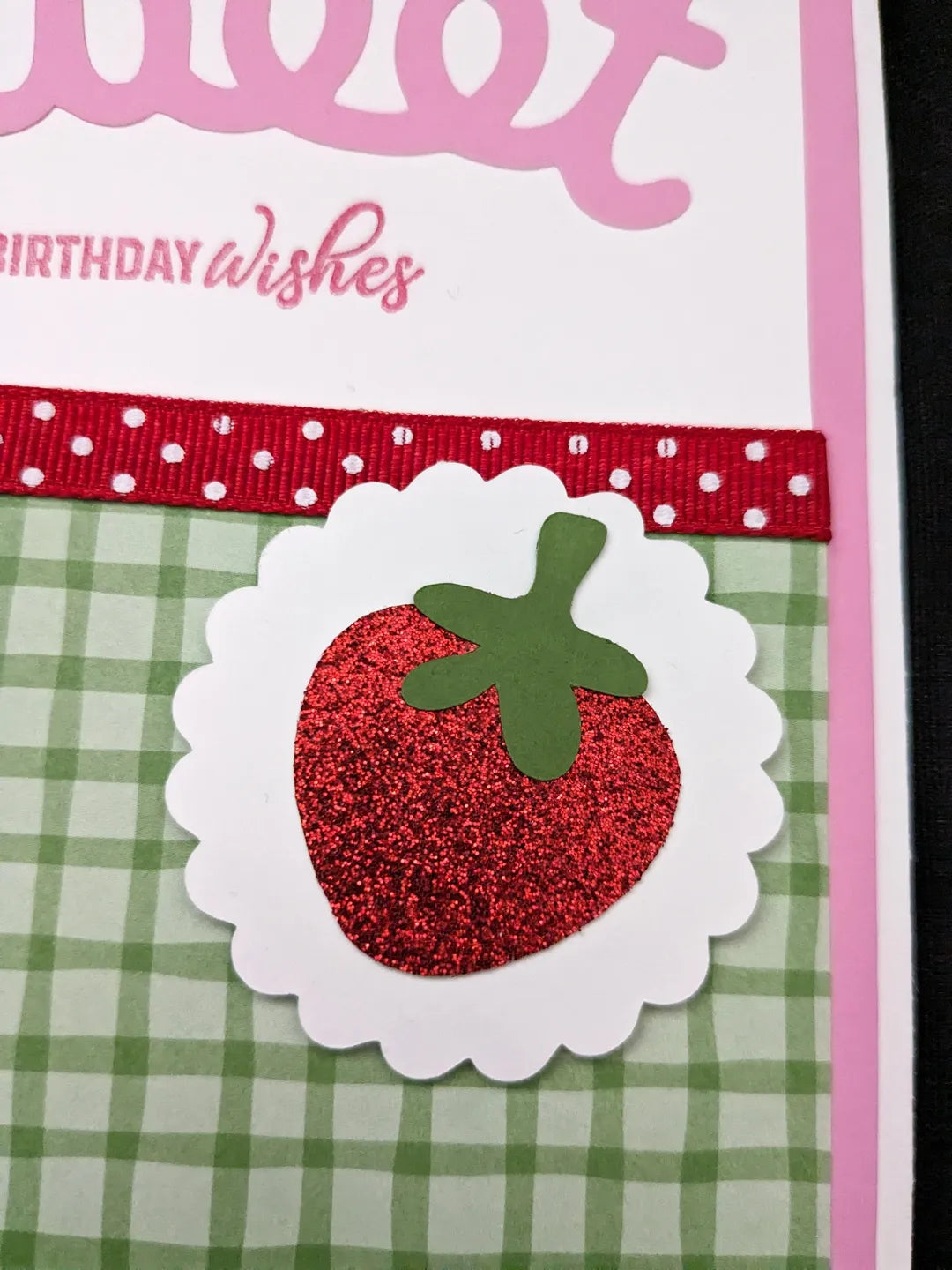 Sweet Strawberry Birthday Card