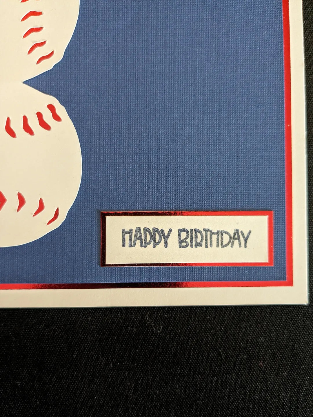 Baseball Birthday Card
