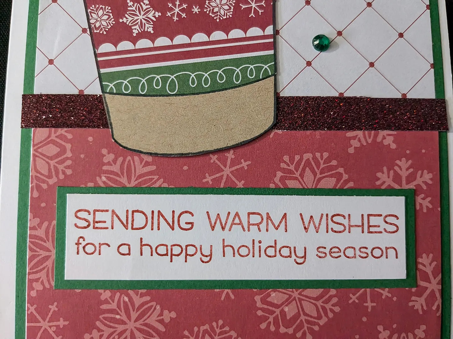 Christmas Coffee Cup Card