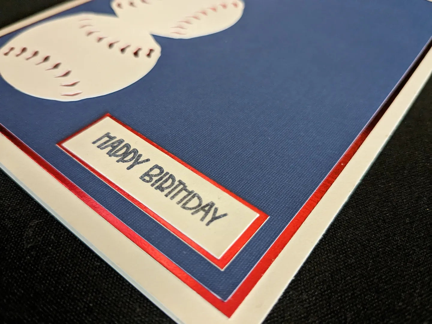 Baseball Birthday Card