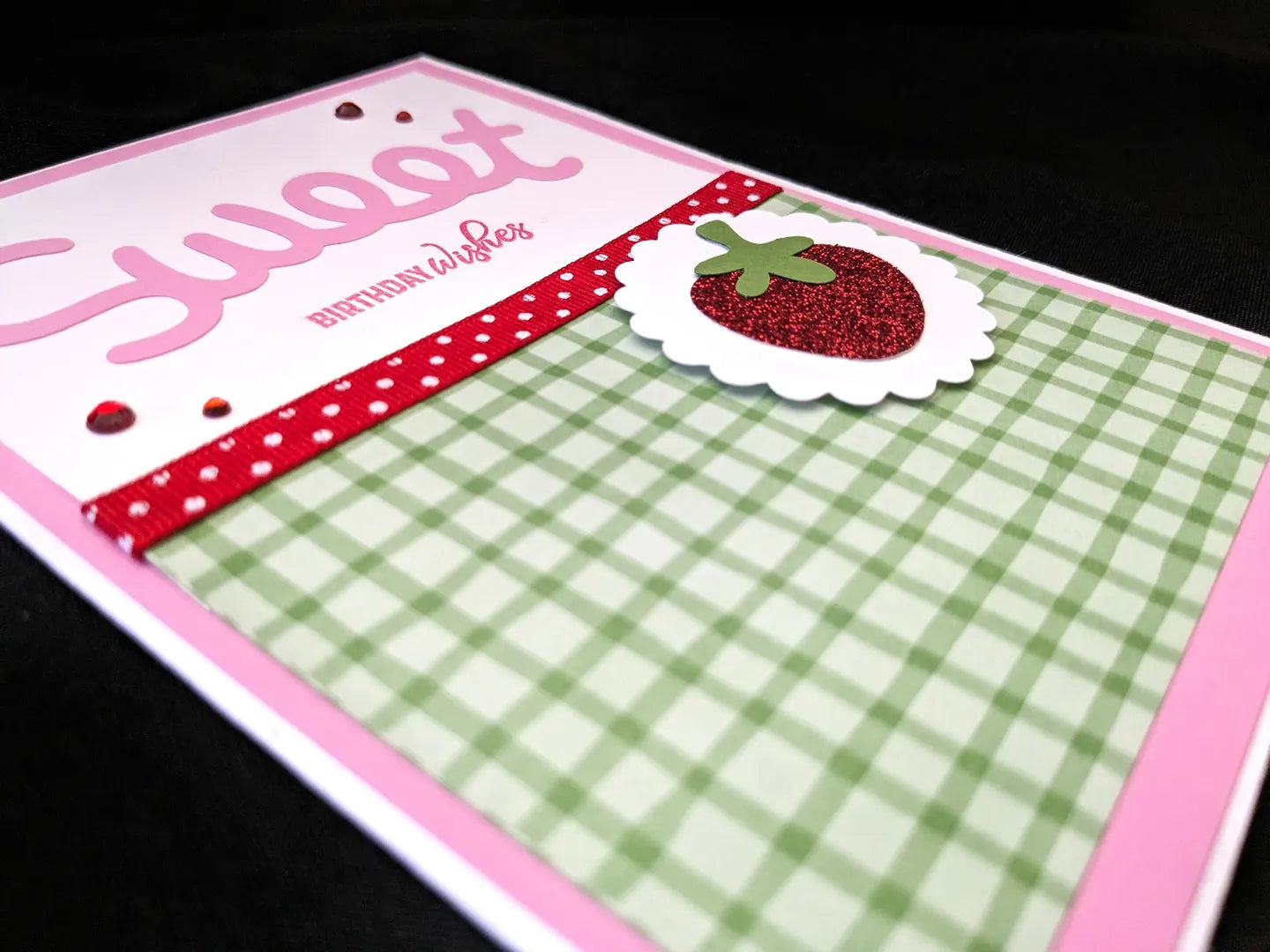 Sweet Strawberry Birthday Card