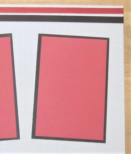 Card Games Scrapbook Page