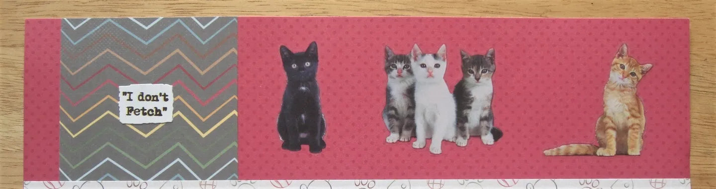 Cat Scrapbook Page
