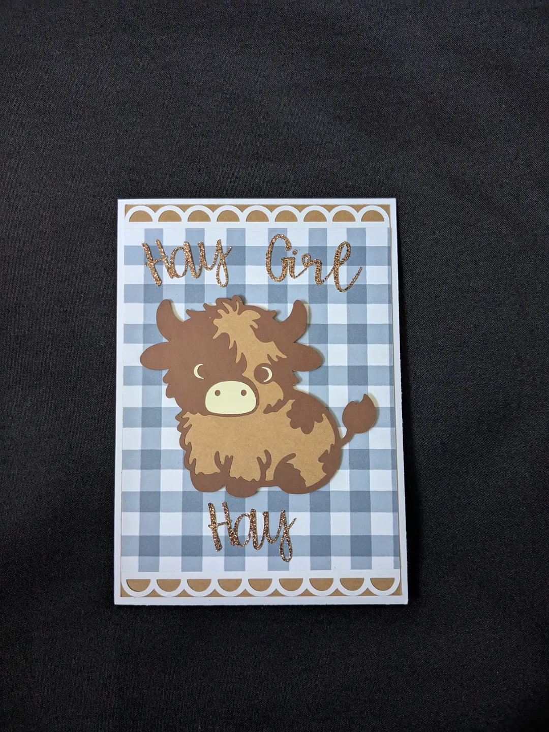 Highland Cow Card