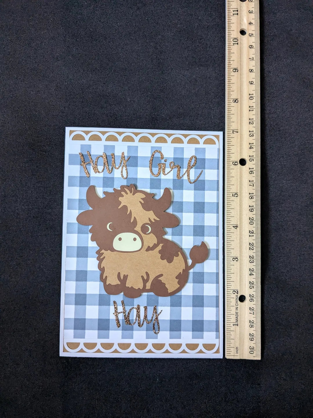 Highland Cow Card