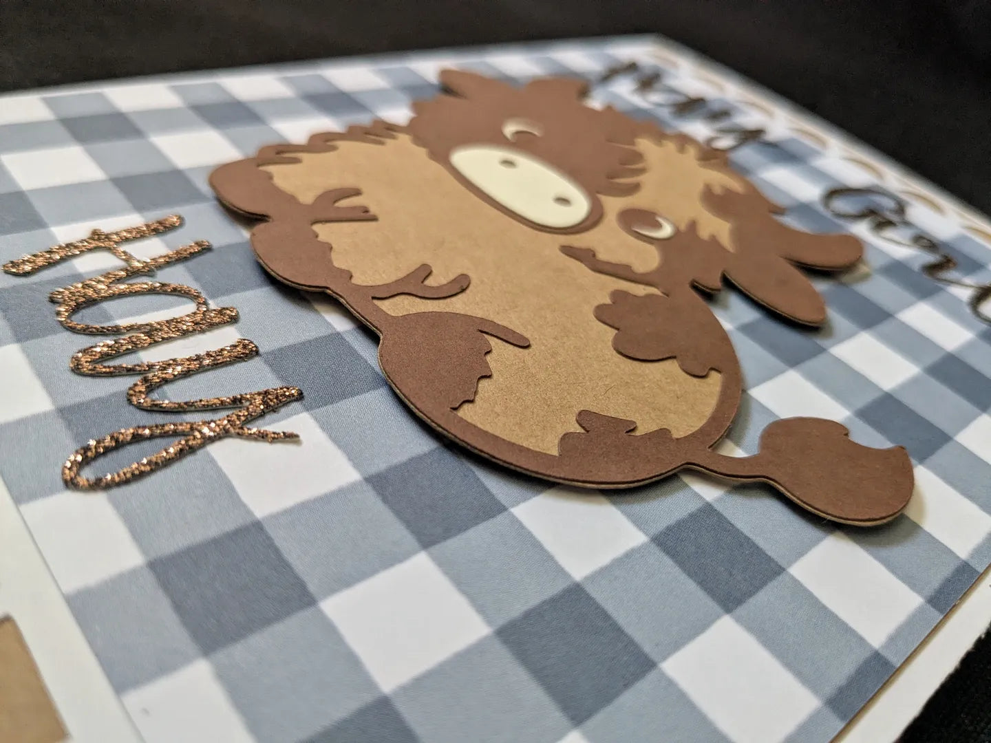 Highland Cow Card