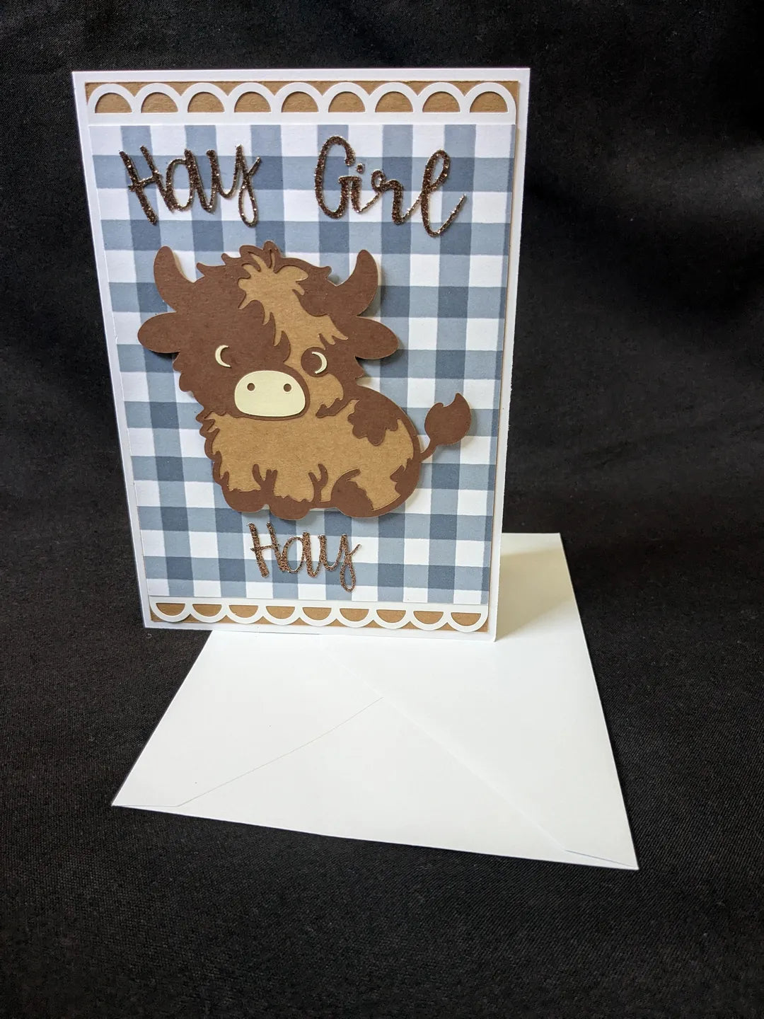 Highland Cow Card