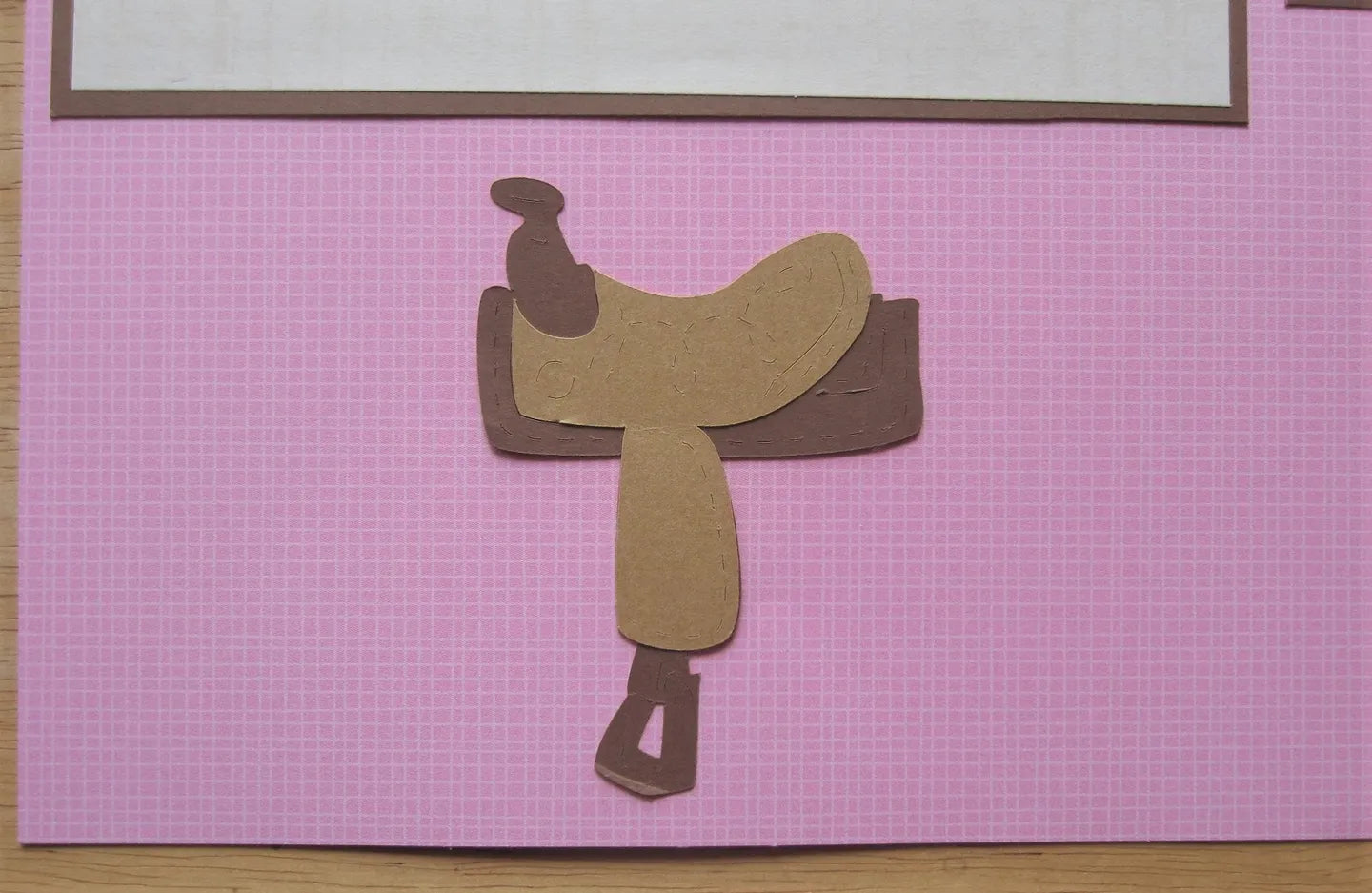 Cowgirl Scrapbook Page