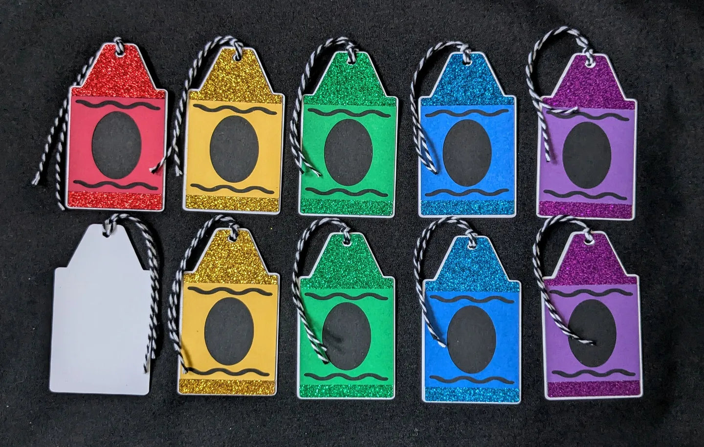 Crayon Gift Tags (Set of 10)