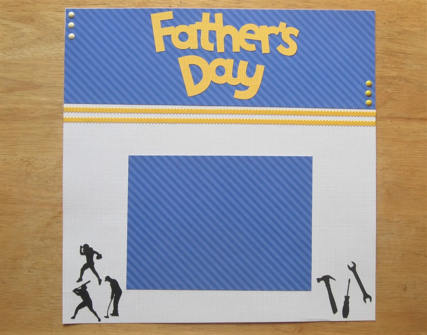 Father's Day Scrapbook Page
