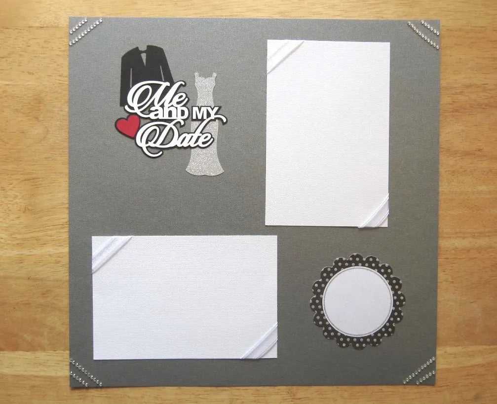 Prom/Homecoming Scrapbook Page