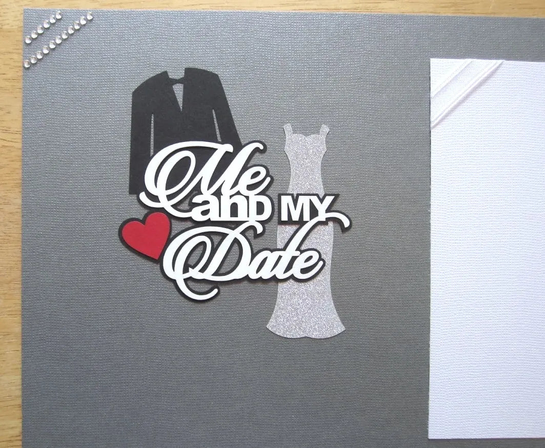 Prom/Homecoming Scrapbook Page