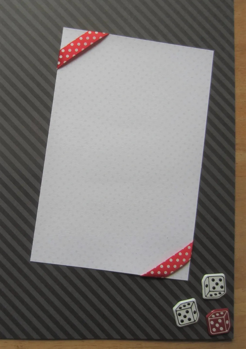 Game Night Scrapbook Page