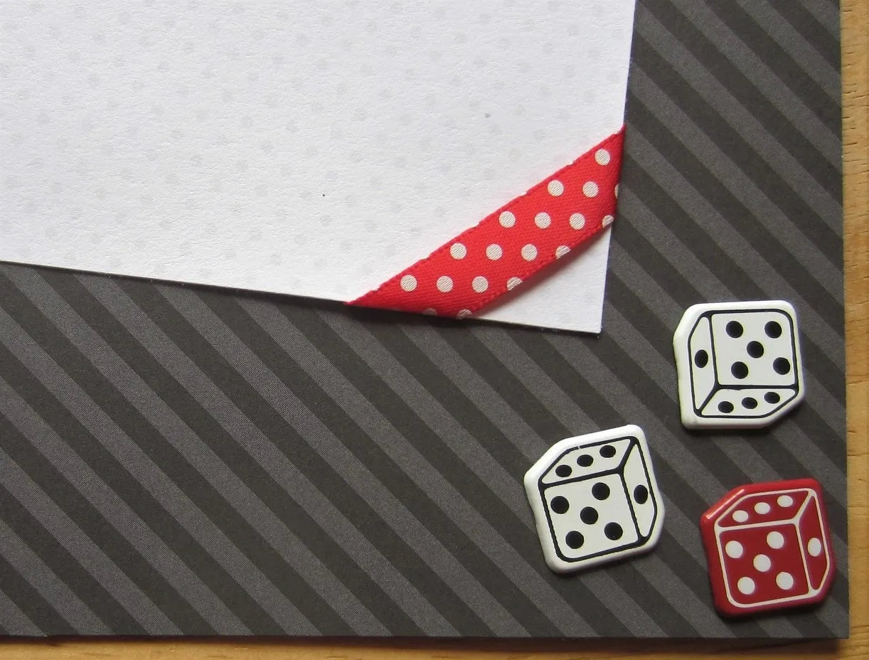 Game Night Scrapbook Page