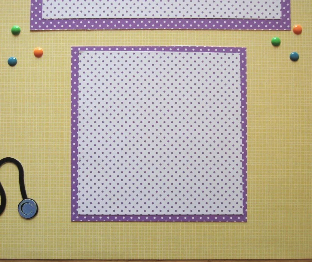 Doctor Visit Scrapbook Page