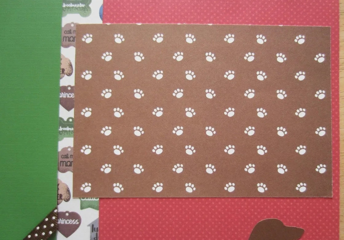 Dachshund Scrapbook Page