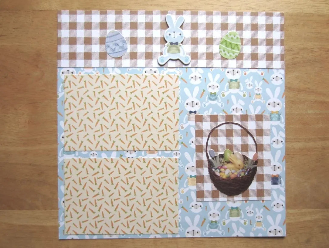 Easter Scrapbook Page