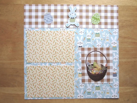 Easter Scrapbook Page