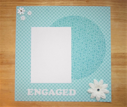 Engaged Scrapbook Page