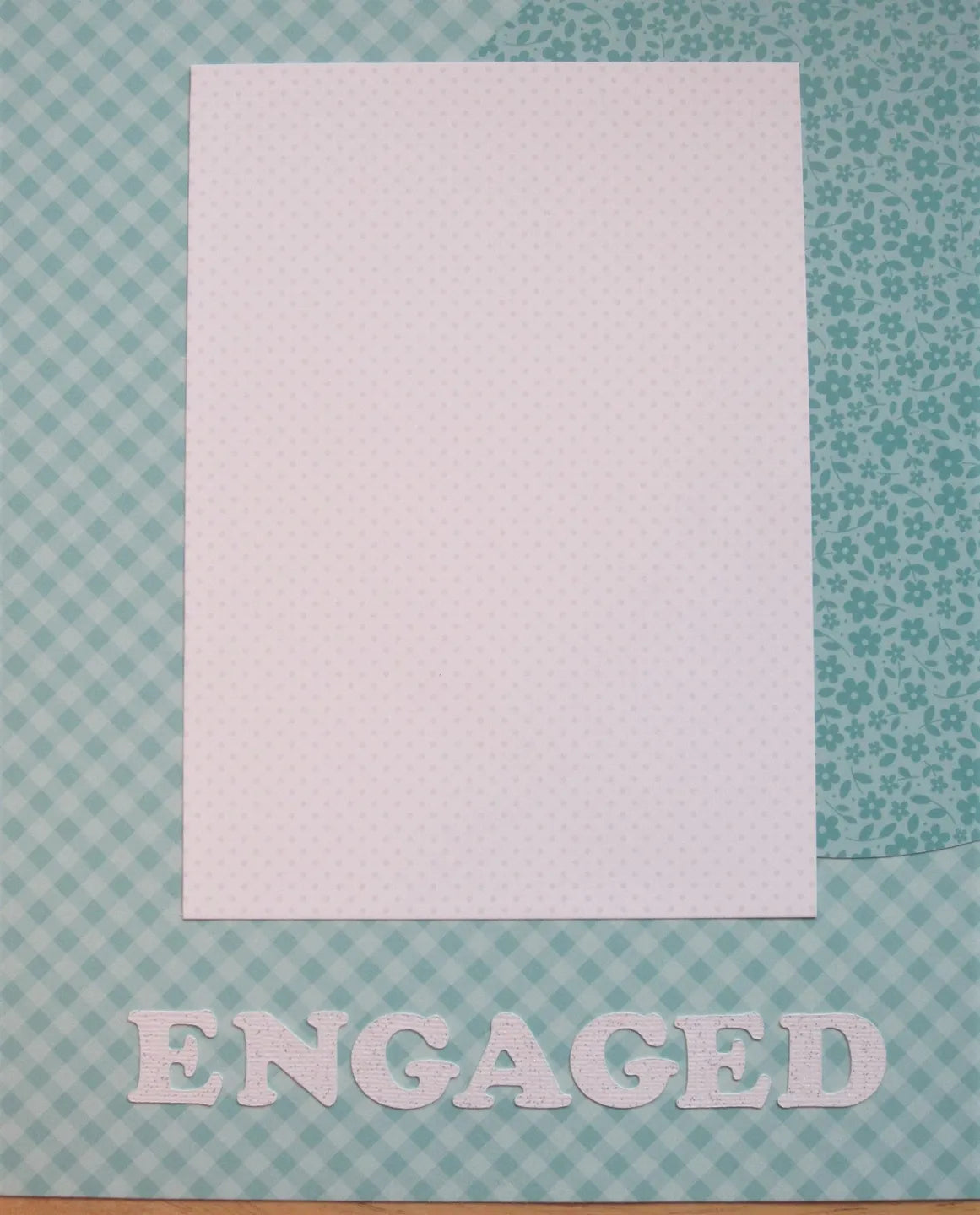 Engaged Scrapbook Page