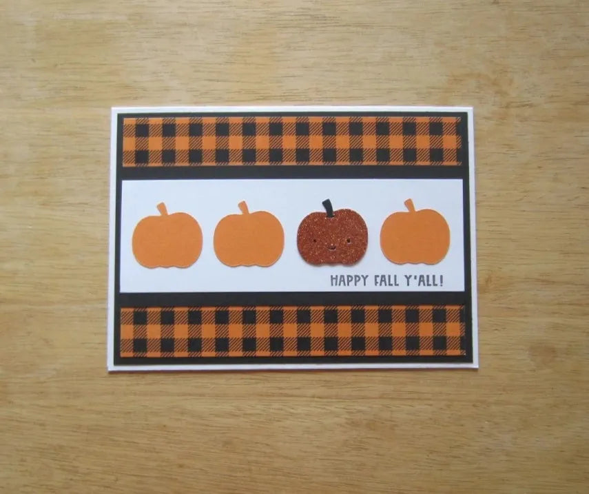 Plaid Happy Fall All Occasion Card