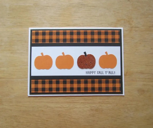 Plaid Happy Fall All Occasion Card