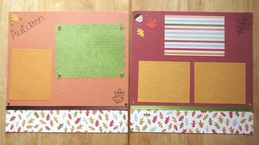 Autumn Scrapbook Pages