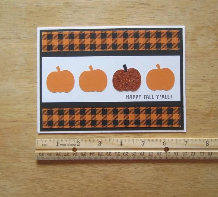 Plaid Happy Fall All Occasion Card