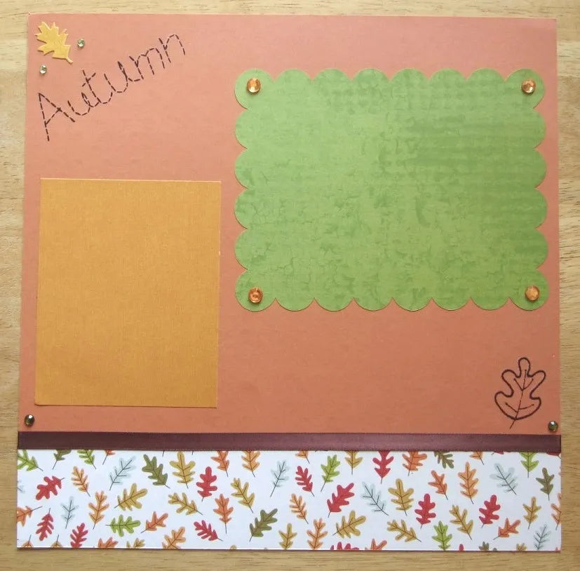 Autumn Scrapbook Pages