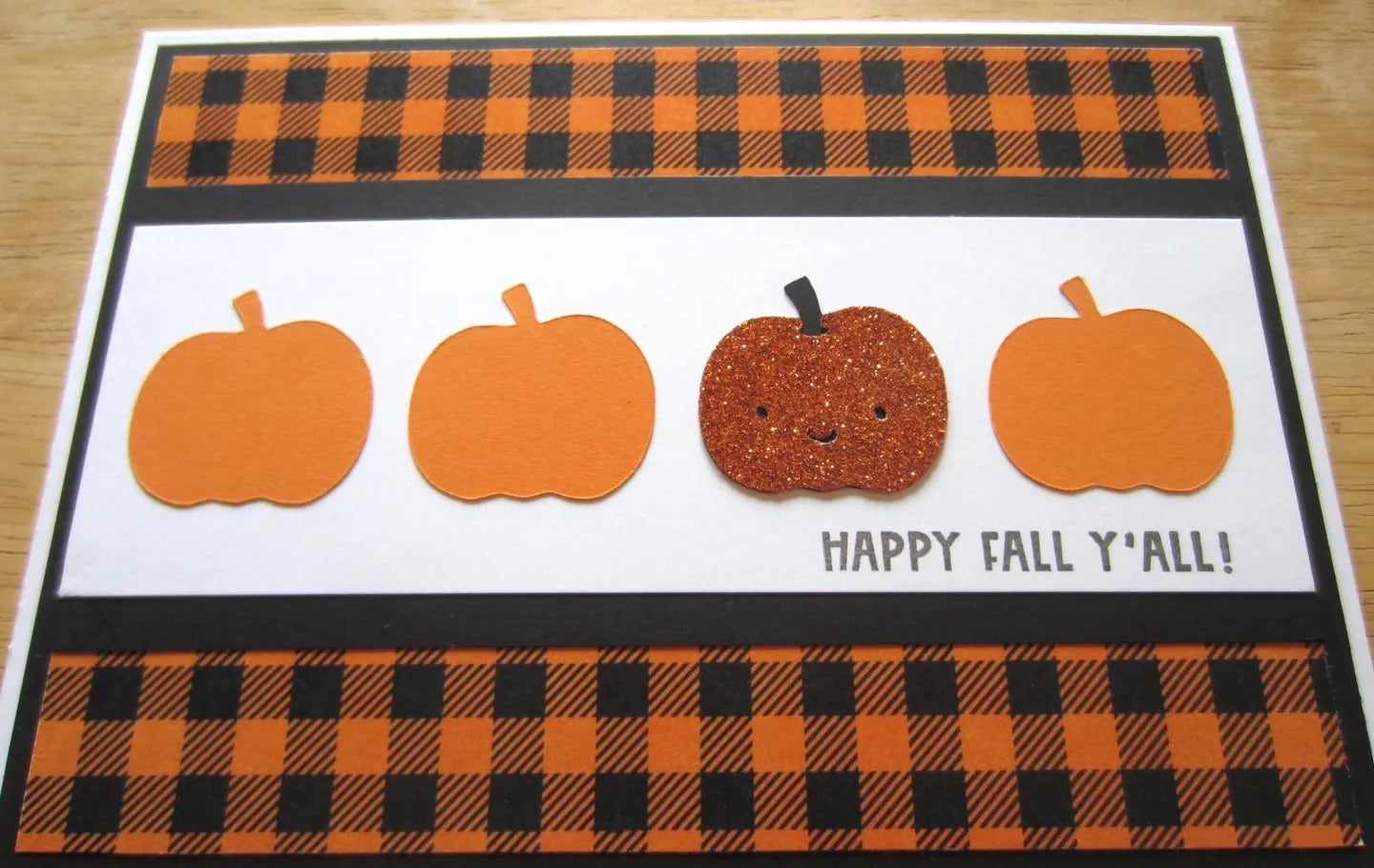 Plaid Happy Fall All Occasion Card