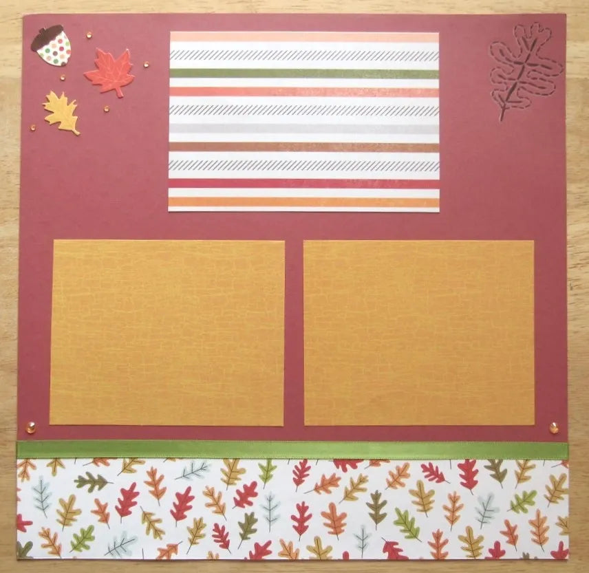 Autumn Scrapbook Pages