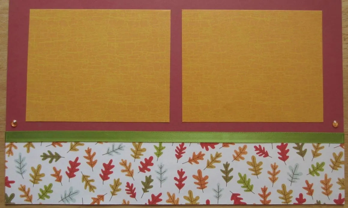 Autumn Scrapbook Pages